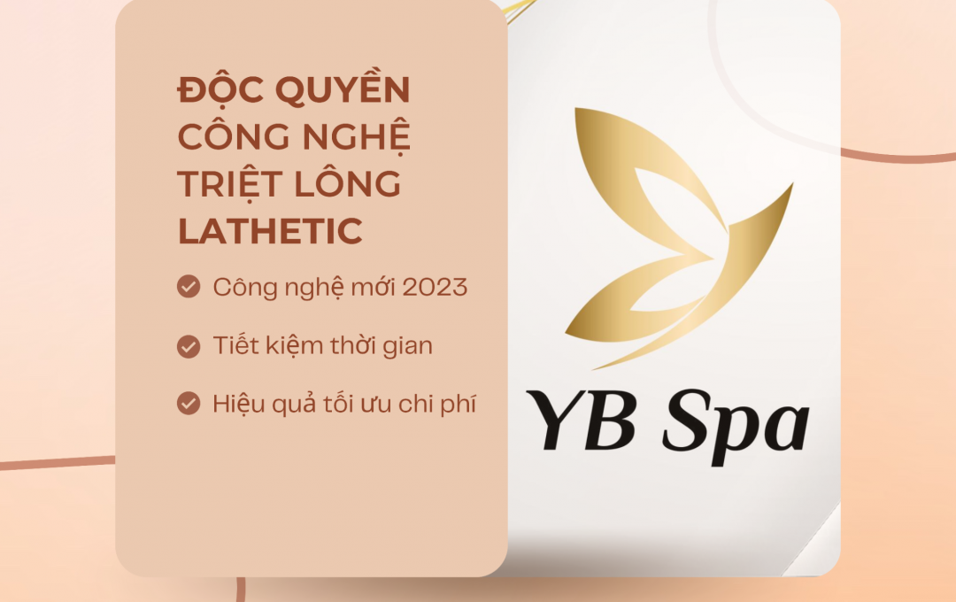 YB Spa độc quyền công nghệ triệt lông hiệu quả nhất 2023